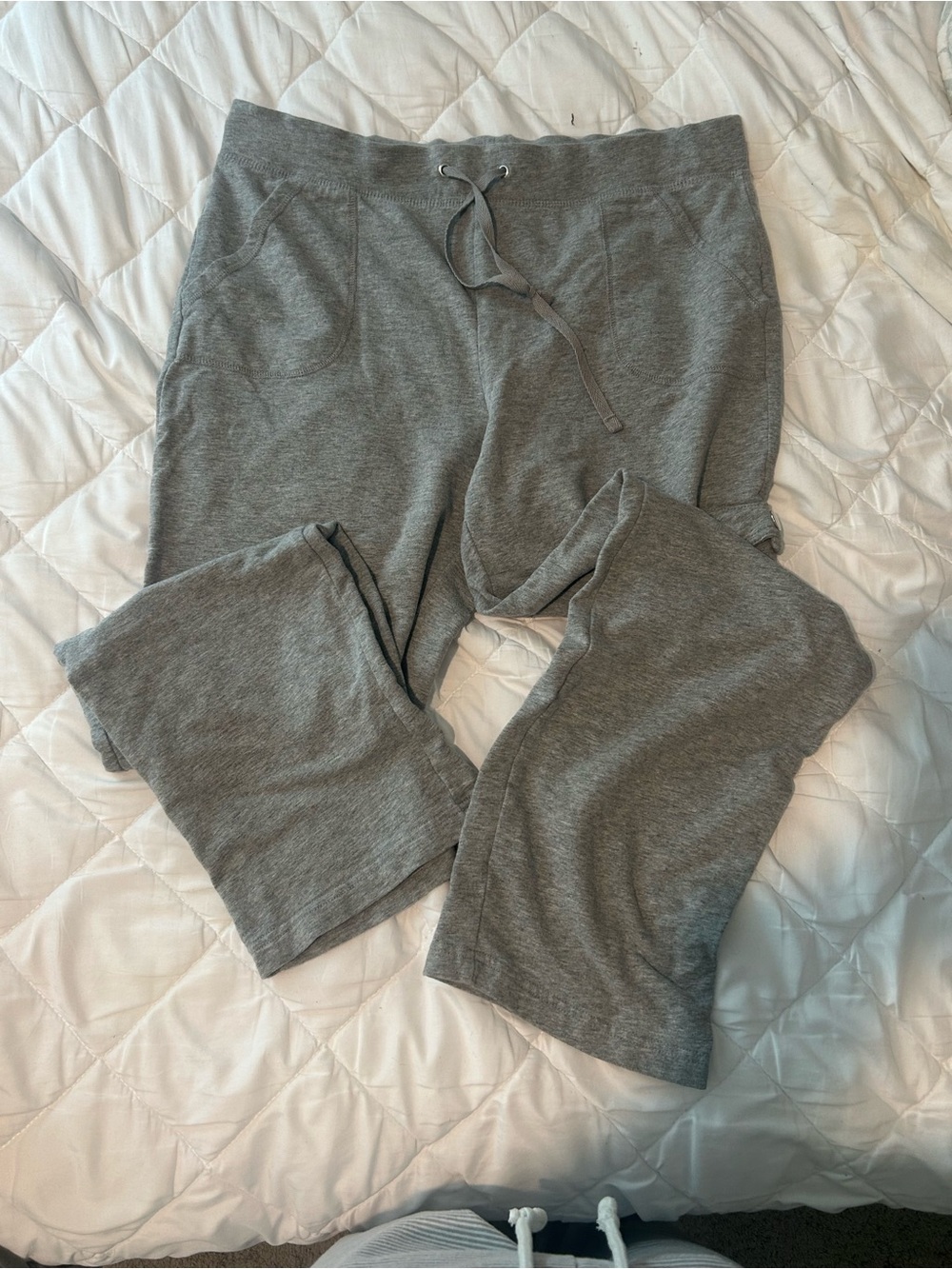 Karen Scott Kids Heather Gray Drawstring Joggers